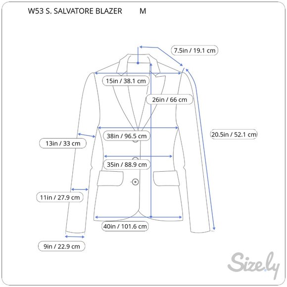 S. Salvatore Chocolate Brown Women's M Blazer Jacket Buttons Pockets - Picture 12 of 12